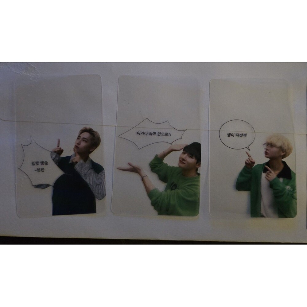 BZ Boys Transparent Cards